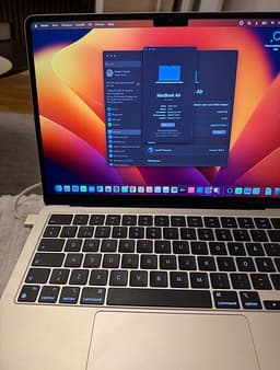 Apple MacBook Air laptop 13 tum M2 8 GB RAM