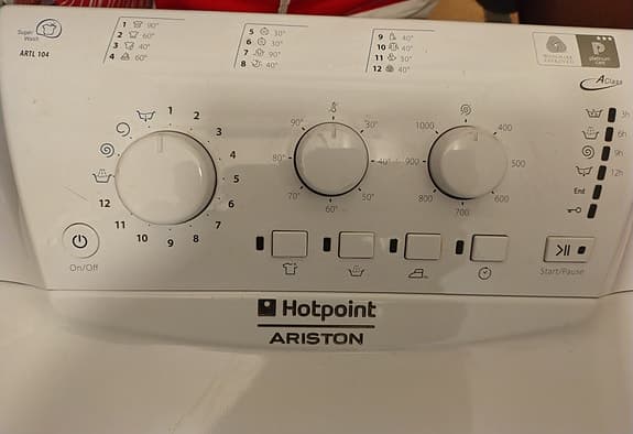 Toppmatad Tvättmaskin