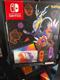 Nintendo Switch oled pokémon Scarlet & Violet edition