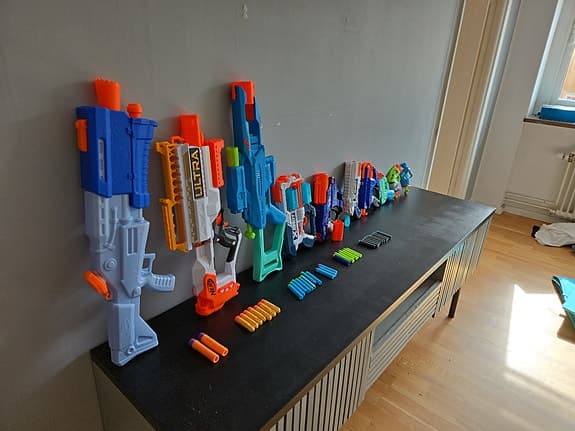Nerf leksaksvapen set med pilar