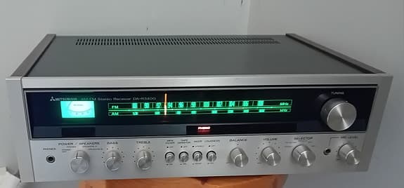 MITSUBISHI JAPAN VINTAGE RECIVER DA R340G - SUPERFIN