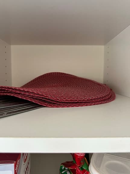 IKEA bordstabletter röda