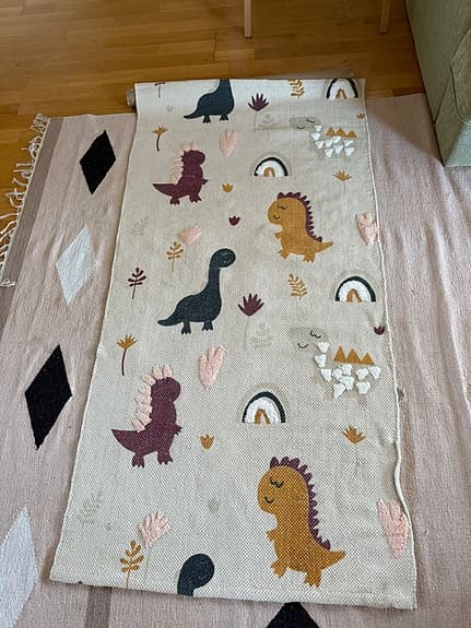 Barnmatta TIOP Flerfärgad 80 x 150 cm Bomull