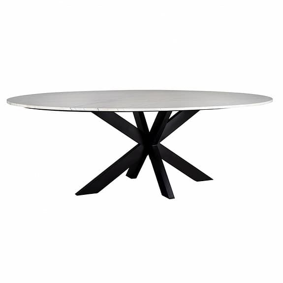 Matgrupp, Carrera MarmorBord, 8st. Artwood stolar