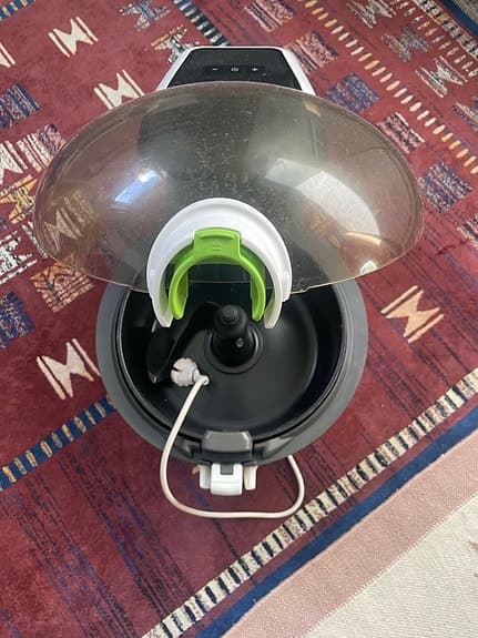 Obehandlad varmluftsfritös vit