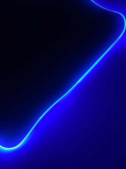 Nordic LED Large Mouse Pad musmatta RGB svart