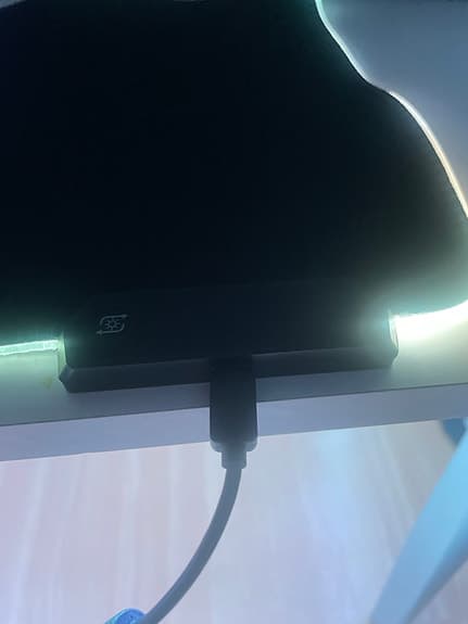 Nordic LED Large Mouse Pad musmatta RGB svart