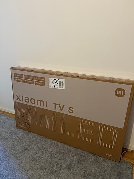 Oöppnad Xiaomi 55" TV S Mini LED Google TV