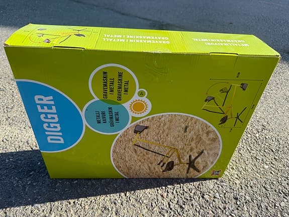 AMO Toys Digger grävmaskin leksak i metall
