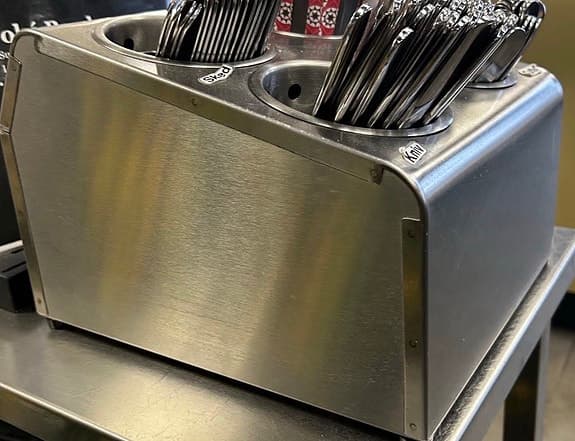 Bestickställ rostfritt stål