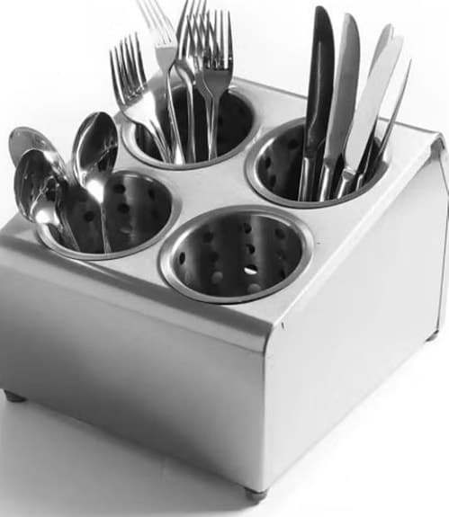 Bestickställ rostfritt stål
