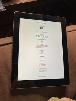 A1460 på iPad 4 (4:e Wi-Fi + Cellular