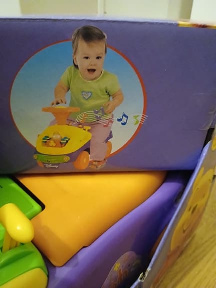 Disney Playtime Ride-On gåbil för småbarn