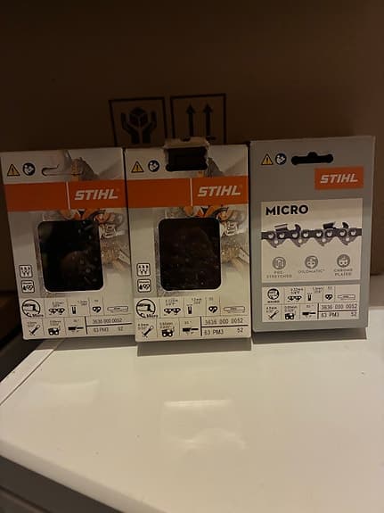 Stihl 63 PM3 kedja 3/8" P 1,3 mm 52 drivlänkar