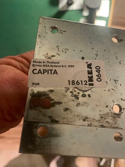 Skohylla och capita bordsben 8 cm