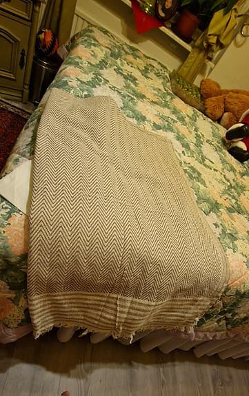 pläd /duk med mönster