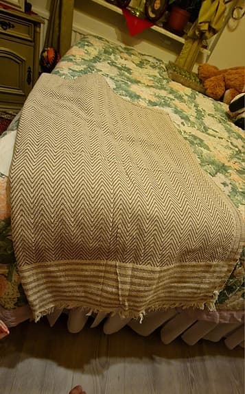 pläd /duk med mönster