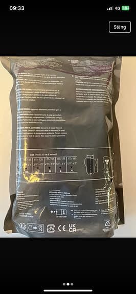 Puma Football benskydd storlek L svart