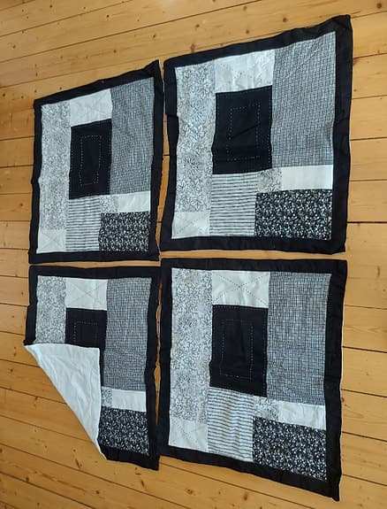 Sängöverkast 260x250 cm för dubbelsäng, 4 st kuddöverdrag