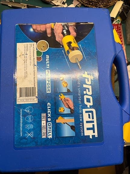 Pro-Fit hålsågsset multipurpose i plastväska