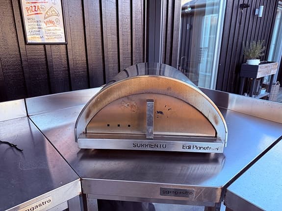 Forno Allegro Surriento (gas) pizzaugn i rostfritt stål