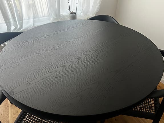 Matbord 120cm - RIBERA Matbord Svart 120