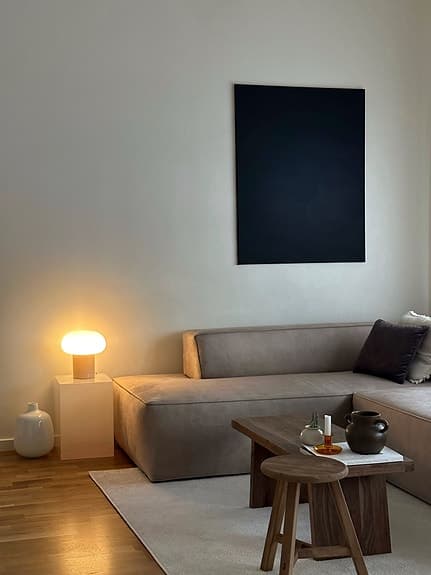 Säljer vår 6-sits divansoffa vänster i beige