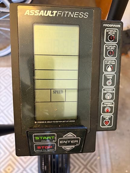 Airbike Classic motionscykel svart