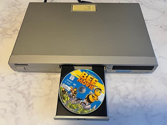 Pioneer dvd-spelare silver-DVD-454-s