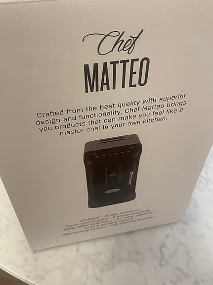 Point Chef Matteo Keopi kaffemaskin