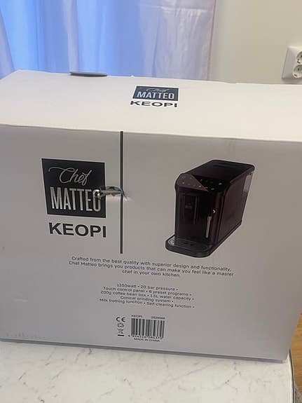 Point Chef Matteo Keopi kaffemaskin