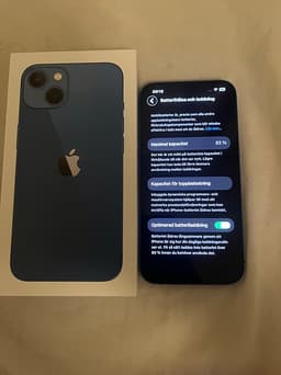 Apple iPhone 13  128 GB blå med kvitto