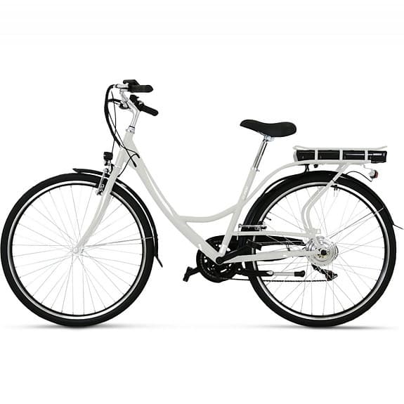 Ny Elcykel unisex 28" vit