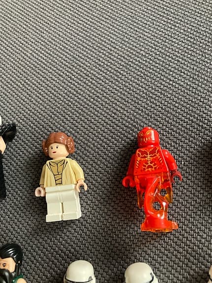 LEGO Star Wars minifigurer blandade färger plast