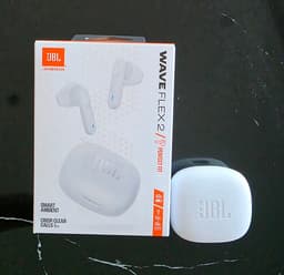 JBL Wave Flex 2 true wireless hörlurar vit