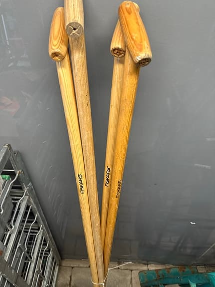 Fiskars hackor trähandtag