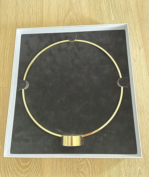 Klong ljusstake mässing