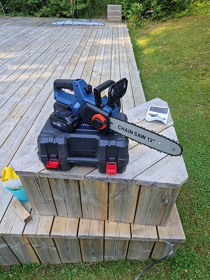 12" Motorsåg med 1 batteri