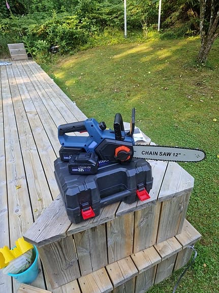 12" Motorsåg med 1 batteri