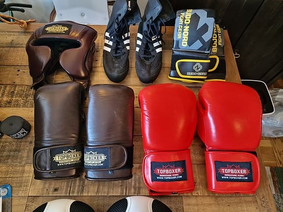 Diverse boxningsutrustning