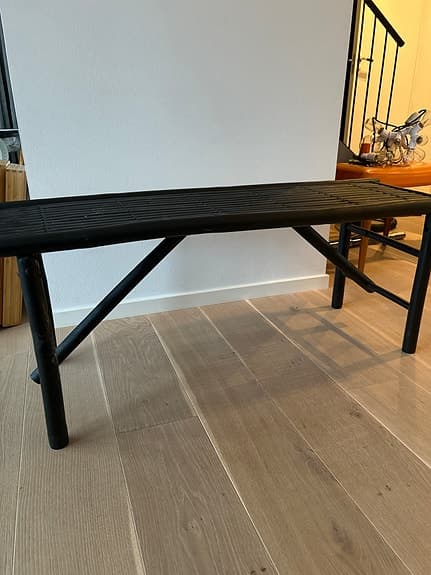 Bänk i bambu, ihopfällbar