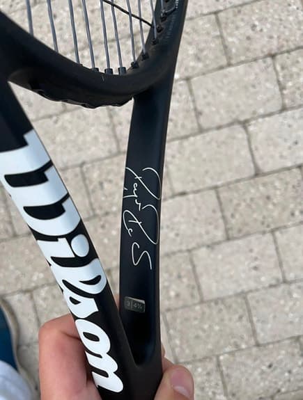 Wilson Prostaff RF97 Autograph tennisracket svart/vit