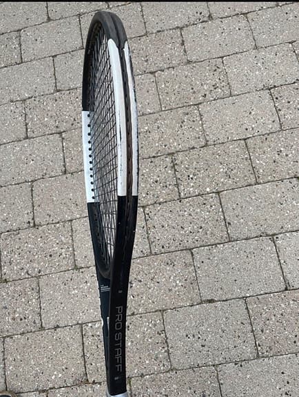 Wilson Prostaff RF97 Autograph tennisracket svart/vit
