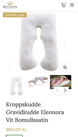 Kroppskudde Gravidkudde Beckasin