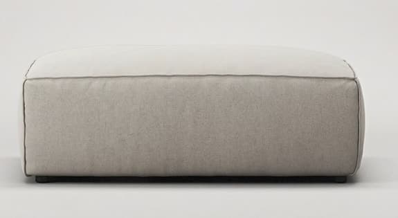 Decotique Pall / fotpall tyg Sandshell Beige