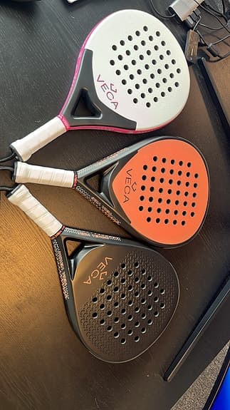 Veca padelracket blandade modeller