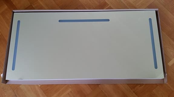Badrumsspegel med LED-belysning, 1340x640 mm