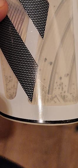 Adidas benskydd fotboll vit svart