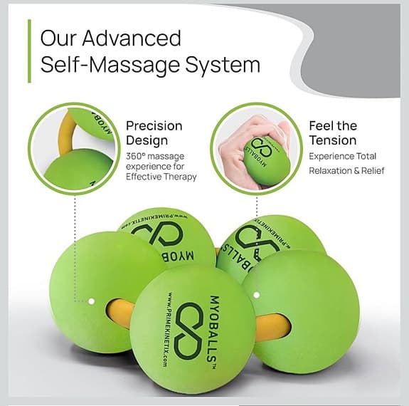PrimeKinetix Myoballs 5.0 massageboll grön