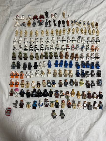 LEGO Star Wars minifigurer samling
